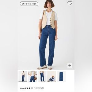 J Crew Slim Wide leg jeans